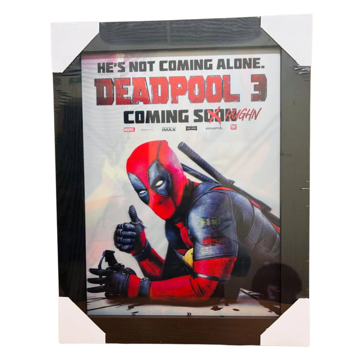 DEADPOOL 3D FRAMED PICTURE 3 IMAGES IN 1 FRAME MARVEL ANTIHERO WALL ART GIFT UK
