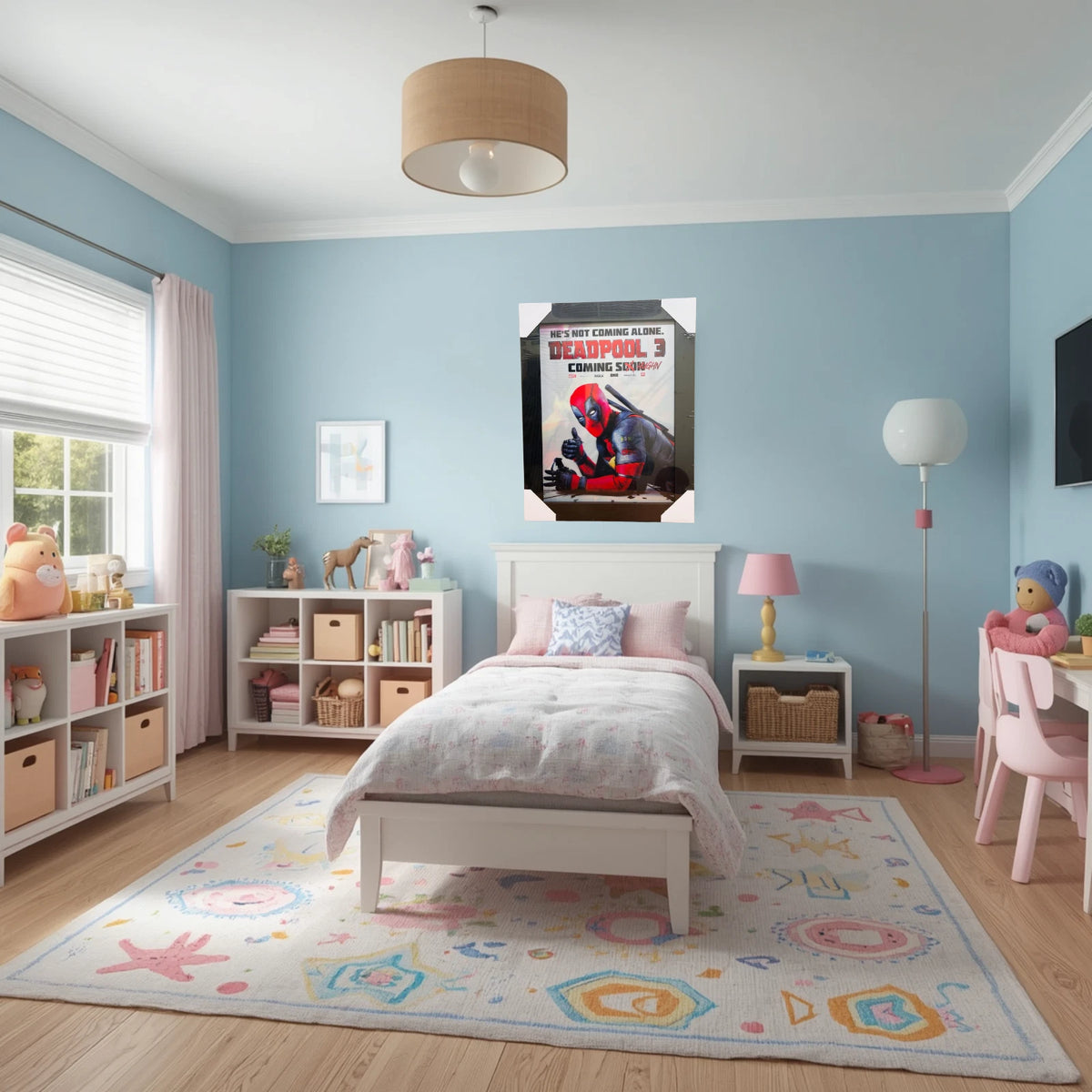 DEADPOOL 3D FRAMED PICTURE 3 IMAGES IN 1 FRAME MARVEL ANTIHERO WALL ART GIFT UK