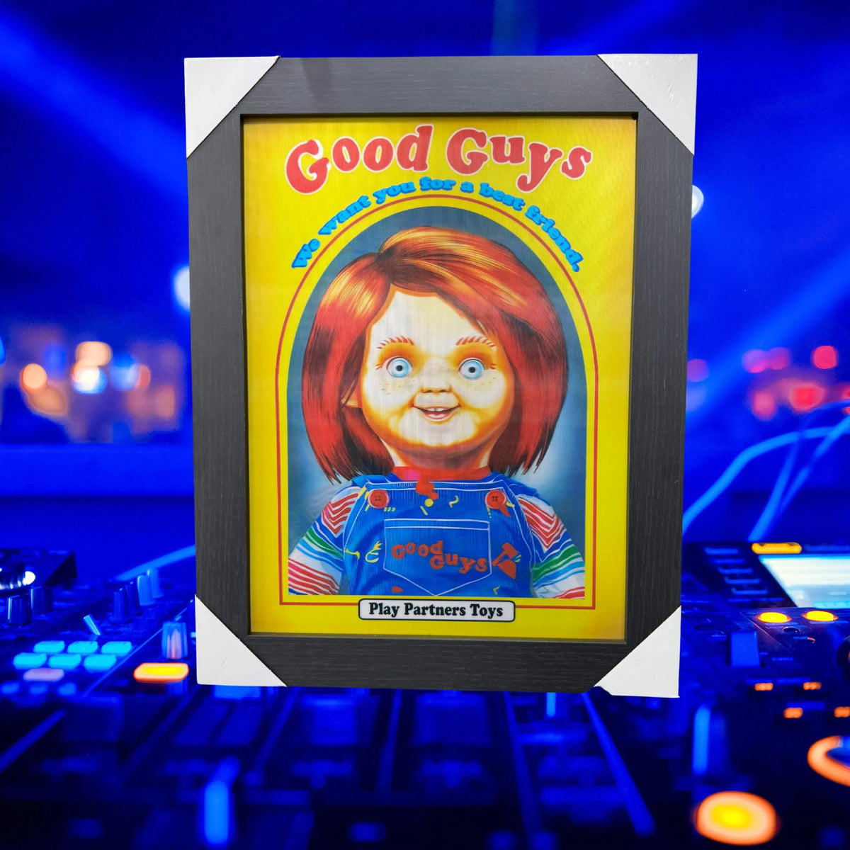 CHUCKY 3D FRAMED ARTWORK - ICONIC HORROR MOVIE MEMORABILIA - MUST-HAVE WALL ART