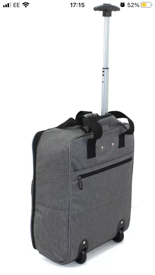 CABIN TROLLEY BAG RYANAIR UNDER SEAT TRAVEL BAG HAND LUGGAGE SUITCASE 40X25X20