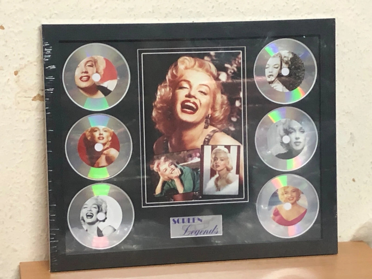 MARILYN MONROE MEMORABILIA FRAMED PICTURE PRESENTATION DISCSET LEGENDS OF MUSIC UK STOCK