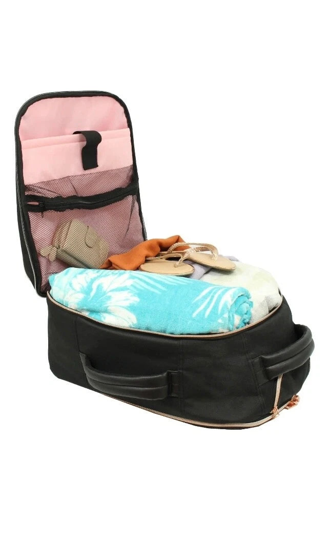 CABIN APPROVED WHEELED RUCKSACK | TRAVEL LAPTOP BAG, ROLLING BACKPACK, HOLDAL UK