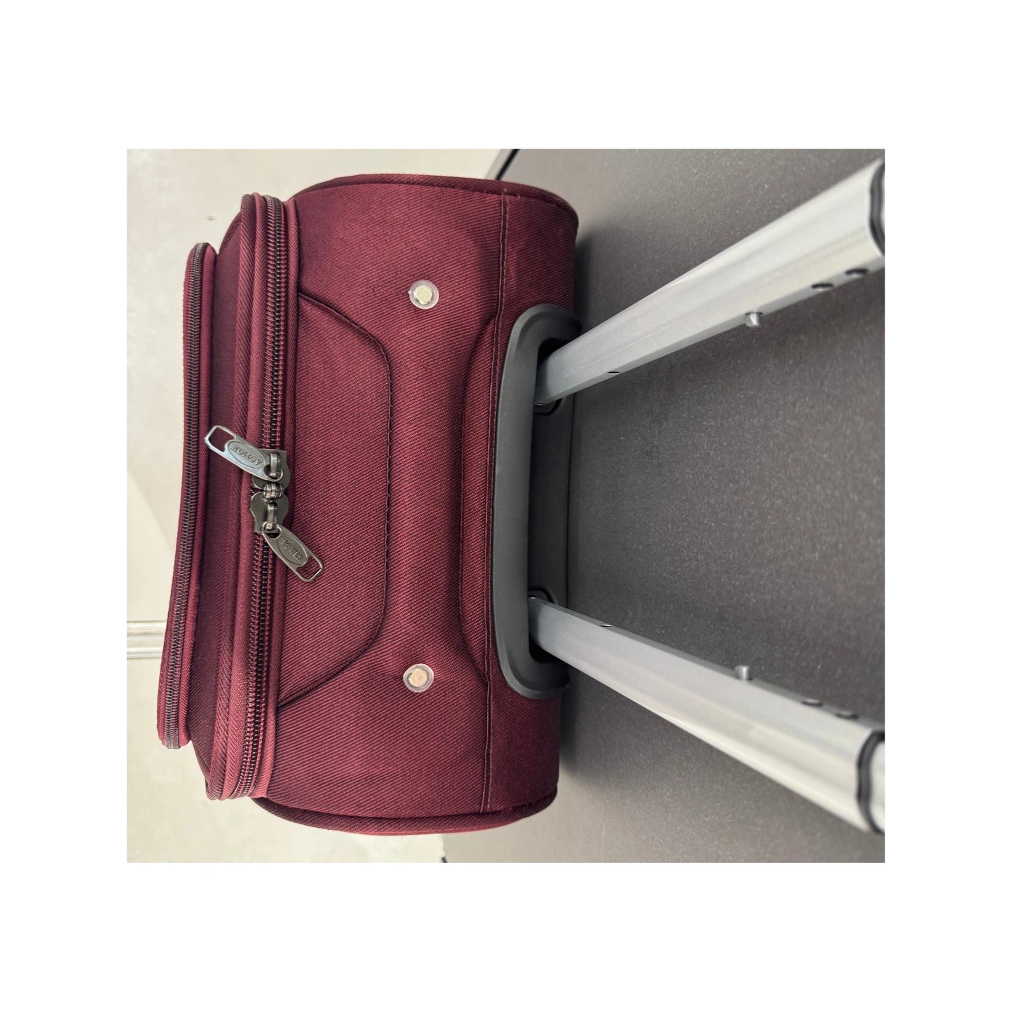 Ryanair Fits 52x34x20cm Cabin Suitcase 4 Wheel soft Carry Travel Luggage Bag UK STOCK