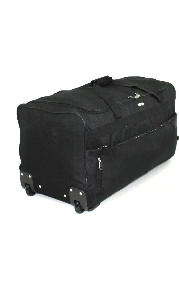 X Large 34” 30" 27" Travel Luggage Wheeled Trolley Holdall Suitcase Duffel Bag UK STOCK