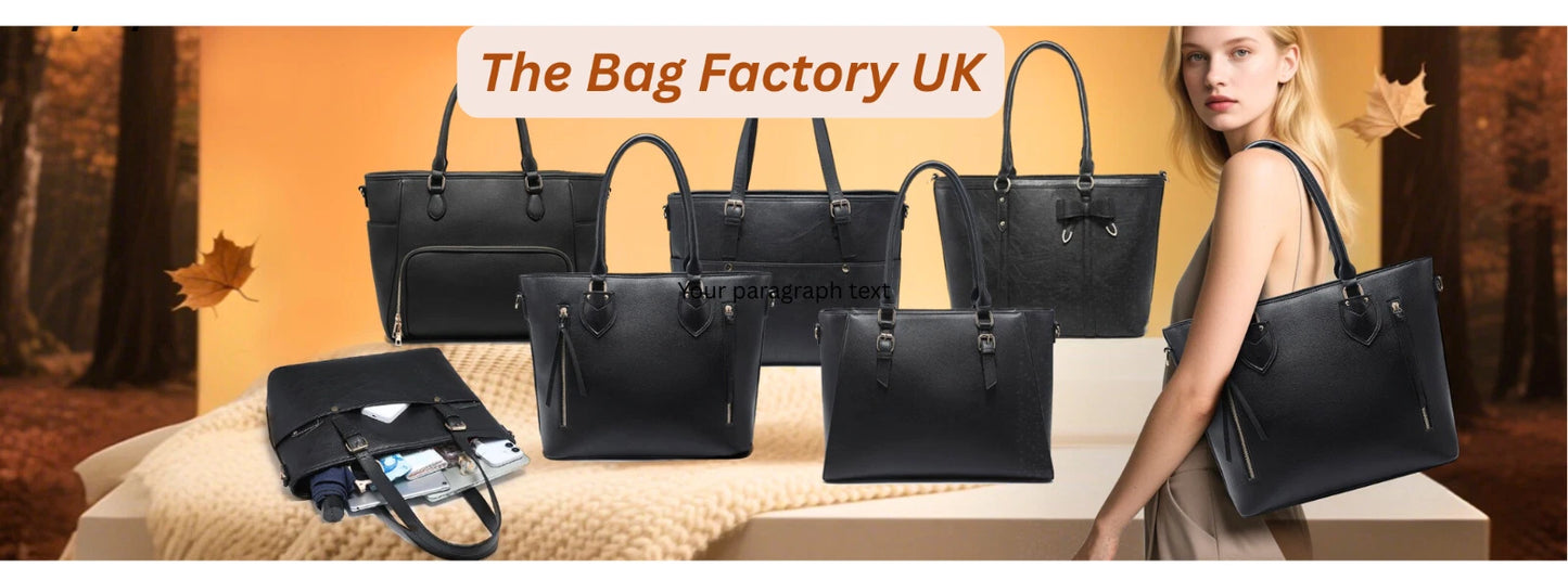 LADIES LARGE TOTE BAG BLACK VEGAN LEATHER LAPTOP WORK TRAVEL SHOULDER HANDBAG UK STOCK