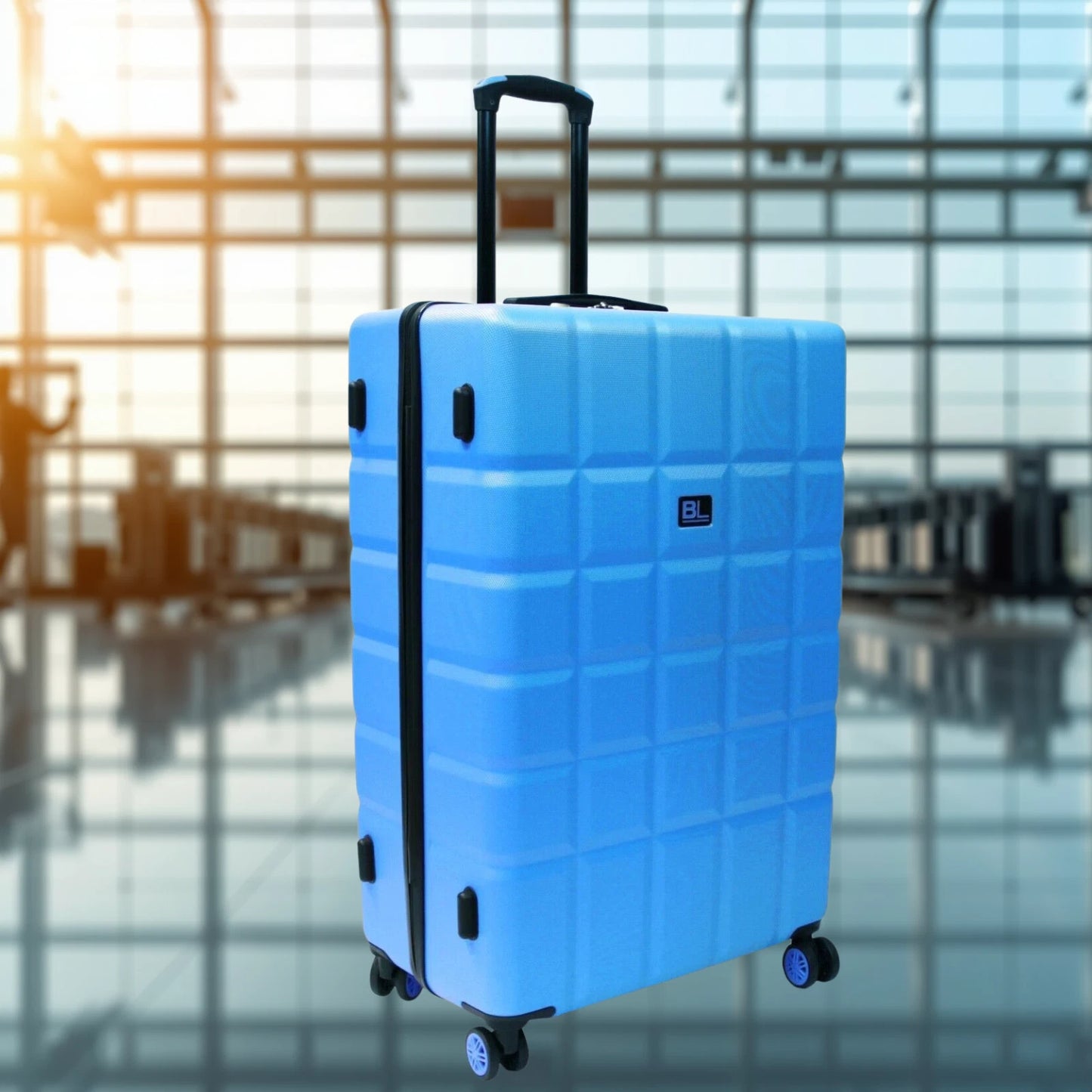 CABIN LARGE LIGHTWEIGHT ABS HARD SHELL SUITCASE 4 WHEEL SPIN TRAVEL LUGGAGE BAG UK STOCK