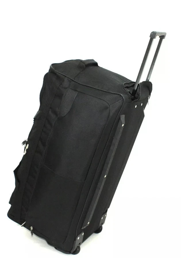 X Large 34” 30" 27" Travel Luggage Wheeled Trolley Holdall Suitcase Duffel Bag UK STOCK