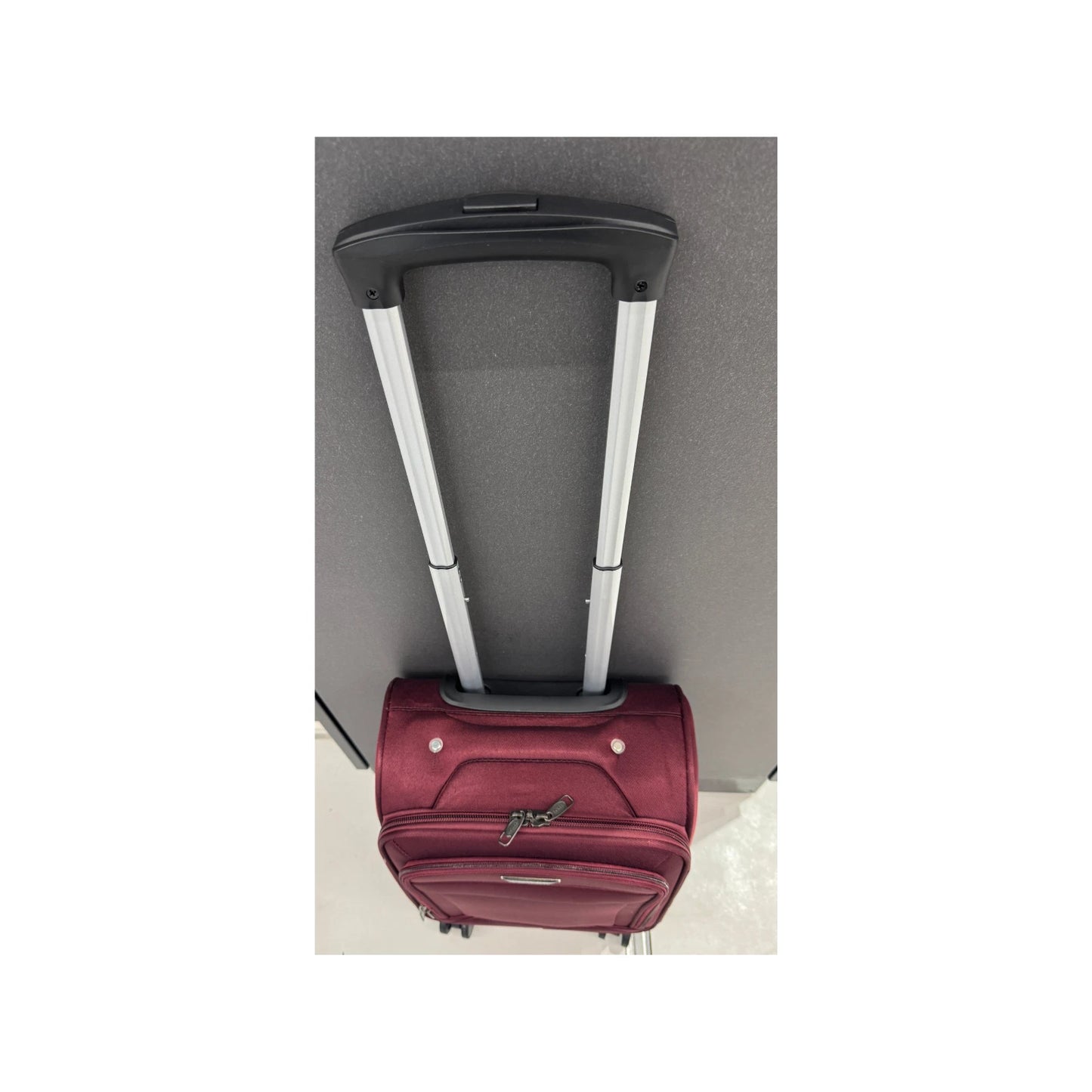 Ryanair Fits 52x34x20cm Cabin Suitcase 4 Wheel soft Carry Travel Luggage Bag UK STOCK