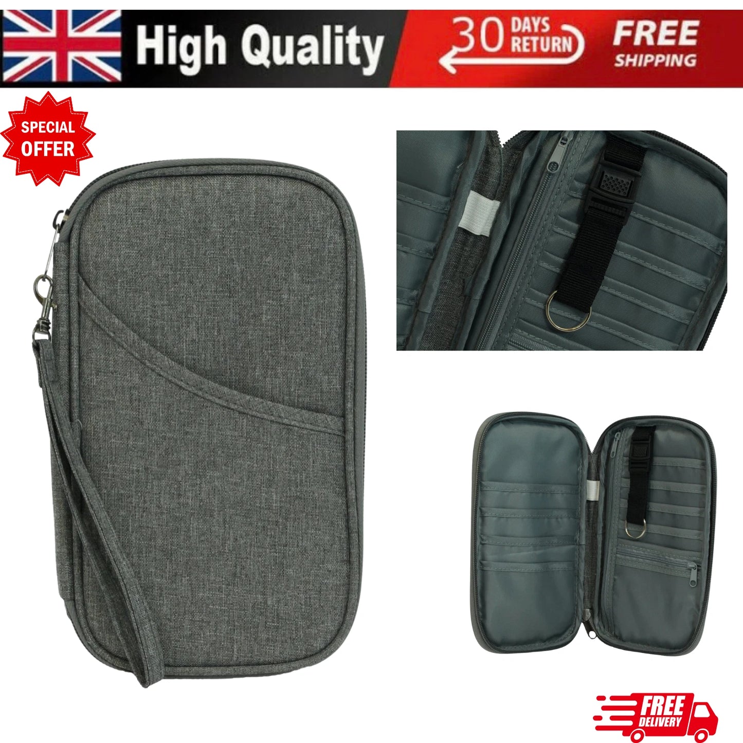 CABIN LARGE LIGHTWEIGHT ABS HARD SHELL SUITCASE 4 WHEEL SPIN TRAVEL LUGGAGE BAG UK STOCK