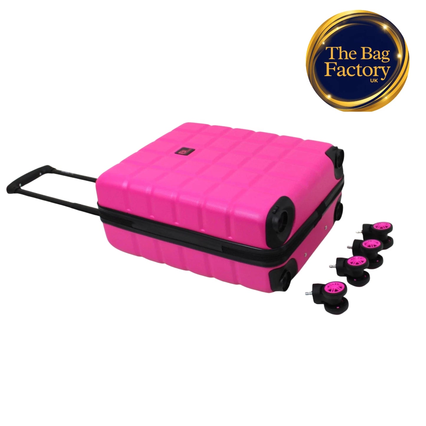 Ryanair fits 55x40x20cm Cabin ABSHardShell 4 wheel Suitcase Lightweight UK STOCK