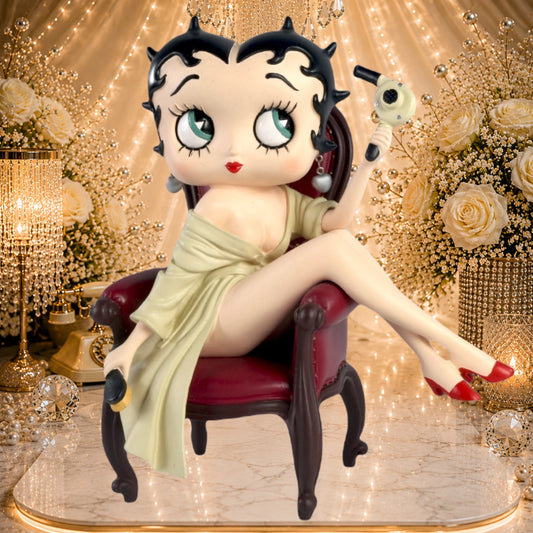 NEW BETTY BOOP GROOMING FIGURINE VINTAGE COLLECTIBLE HOME DECOR ORNAMENT GIFT UK STOCK