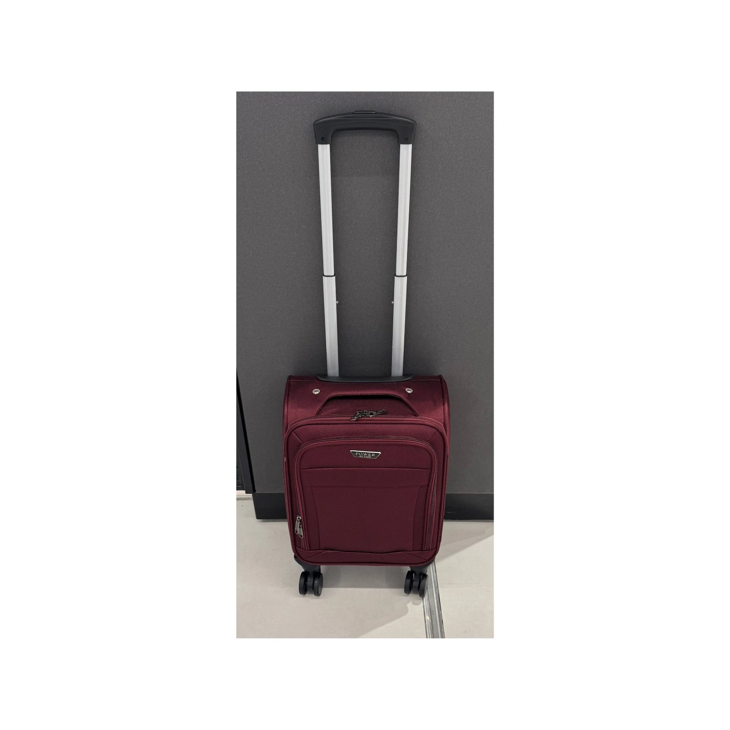Ryanair Fits 52x34x20cm Cabin Suitcase 4 Wheel soft Carry Travel Luggage Bag UK STOCK