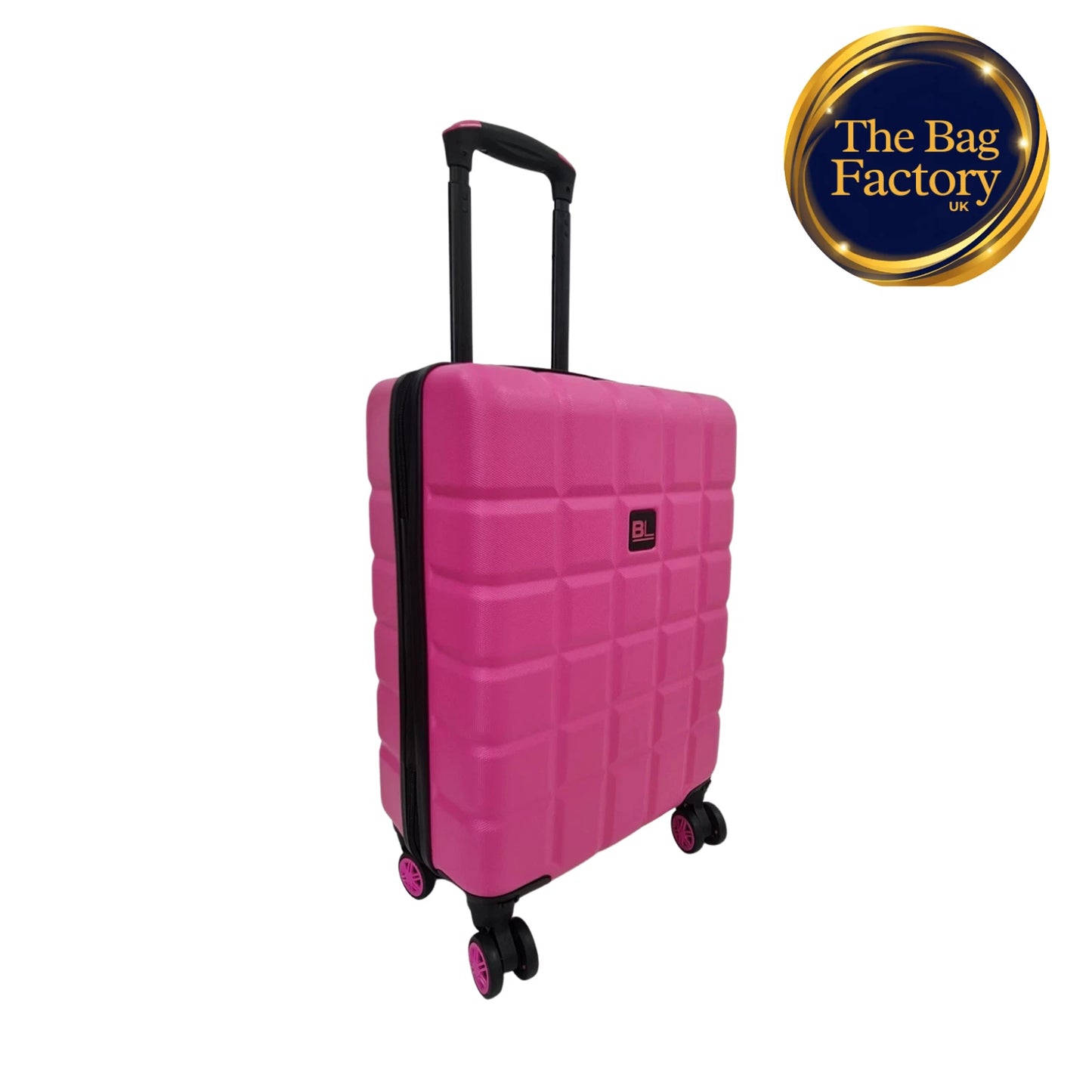 Ryanair fits 55x40x20cm Cabin ABSHardShell 4 wheel Suitcase Lightweight UK STOCK
