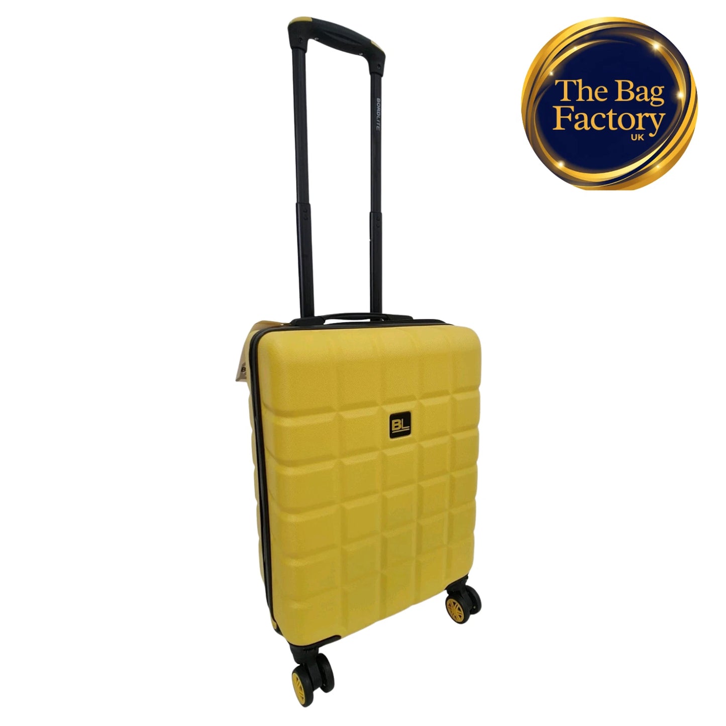 Ryanair fits 55x40x20cm Cabin ABSHardShell 4 wheel Suitcase Lightweight UK STOCK