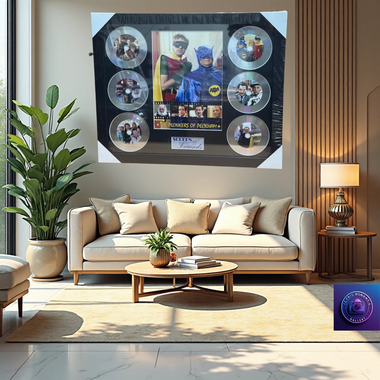 ONLY FOOLS AND HORSES MEMORABILIA FRAMED PICTURE PRESENTATION DISC SET LEGENDS UK STOCK