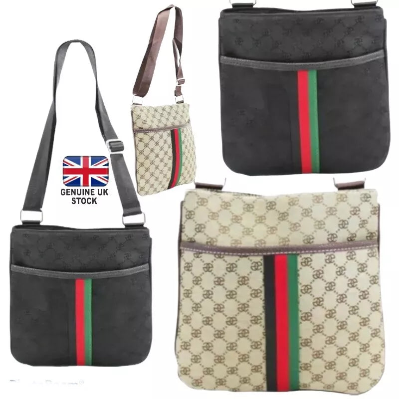 BOYS GIRLS DESIGNER CROSS BODY BAG BUM BAG SHOULDER HANDBAG POUCH WORK TRAVEL UK STOCK