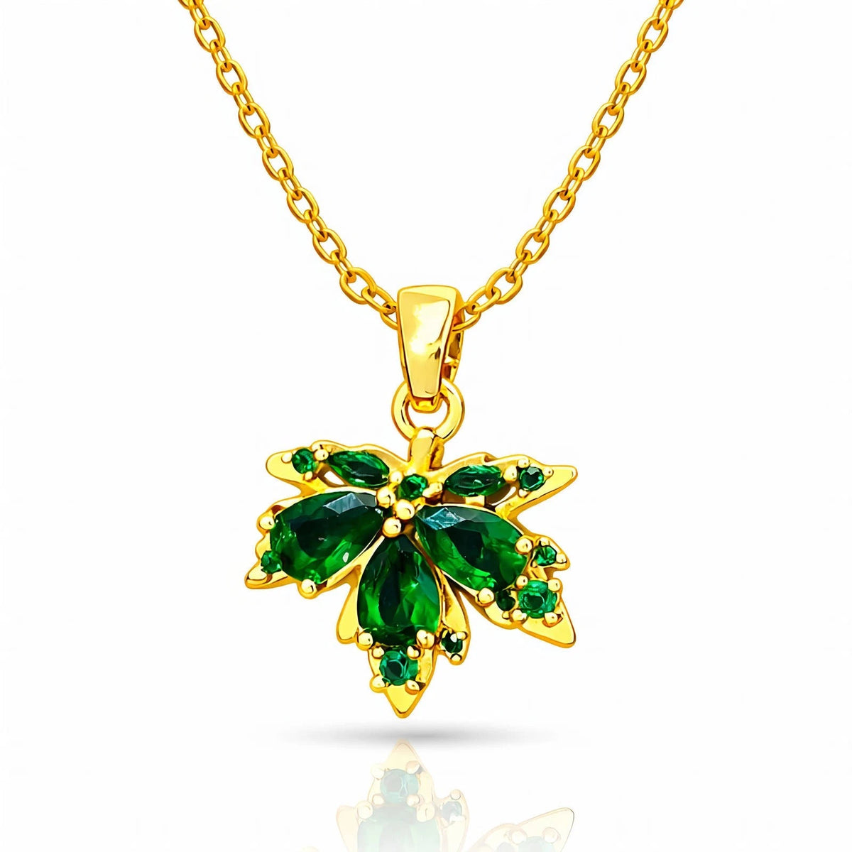 18K GOLD PLATED ANCHOR NECKLACE TITANIUM STEEL WATERPROOF LADIES ANTI TARNISH UK