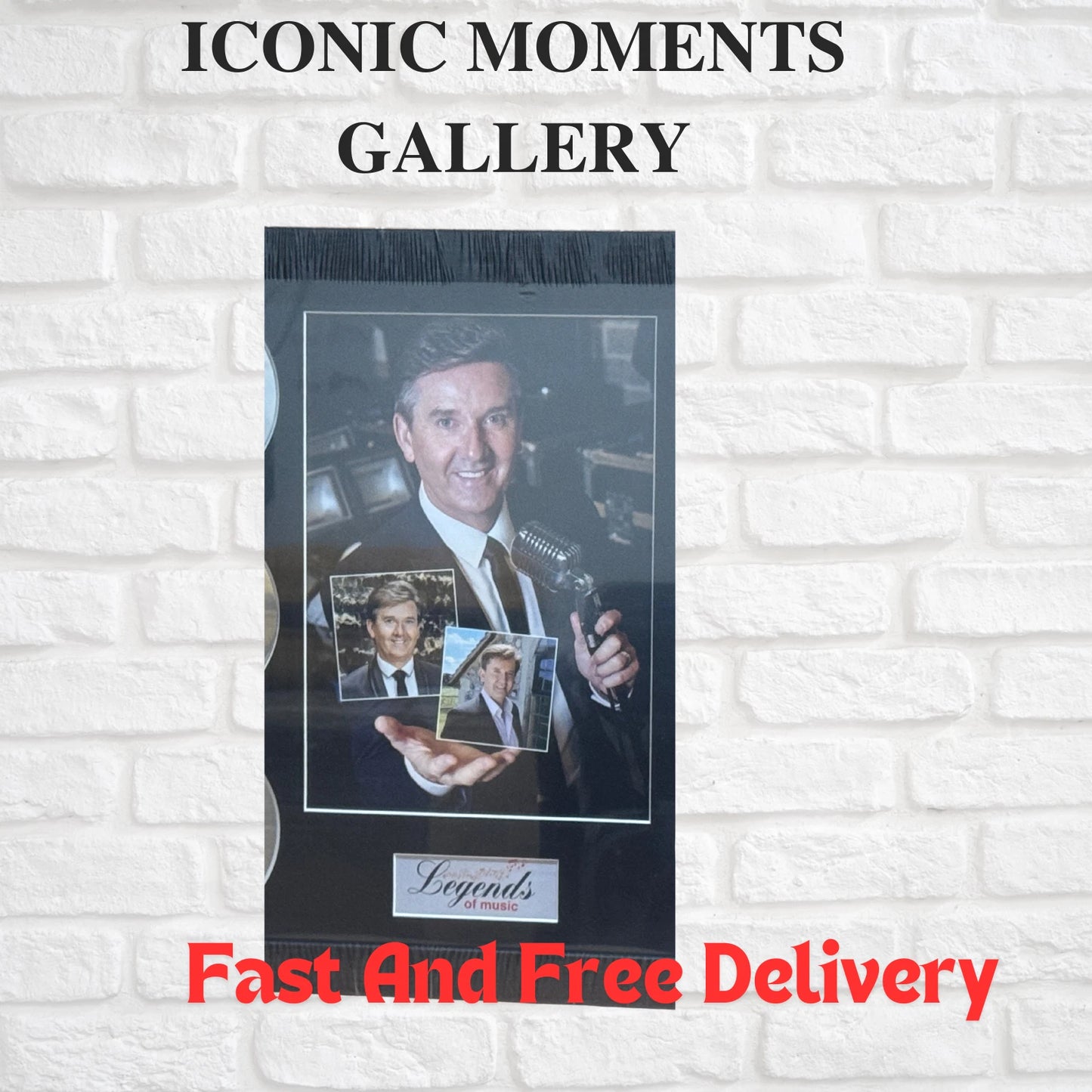 DANIEL O’DONNELL MEMORABILIA FRAMED PICTURE PRESENTATION DISC SET LEGENDS MUSIC UK STOCK