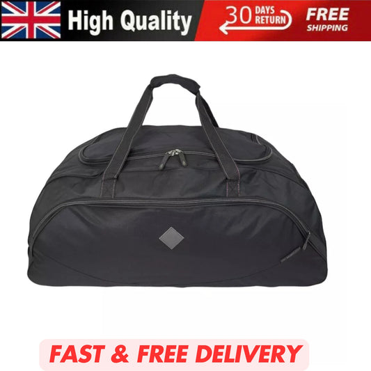 Large 32" Wheeled Holdall Bag Luggage, Easy Roll Wheeled Suitcase Travel Luggage UK STOCK