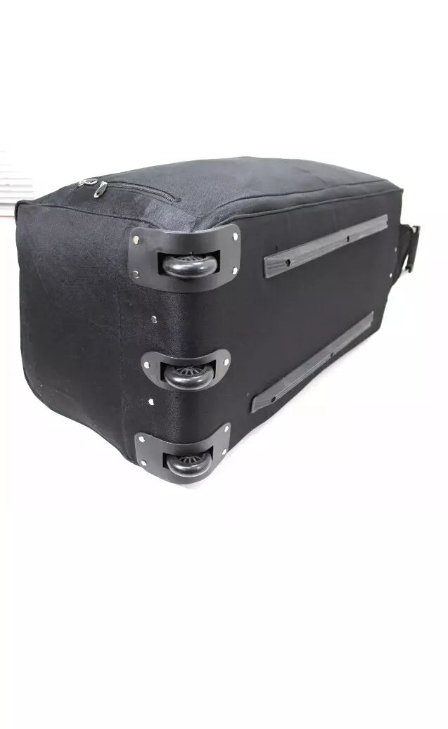 X Large 34” 30" 27" Travel Luggage Wheeled Trolley Holdall Suitcase Duffel Bag UK STOCK