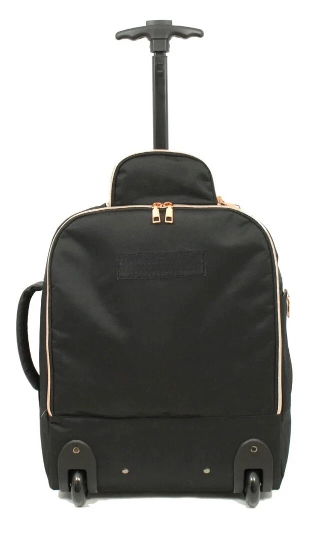 CABIN APPROVED WHEELED RUCKSACK | TRAVEL LAPTOP BAG, ROLLING BACKPACK, HOLDAL UK