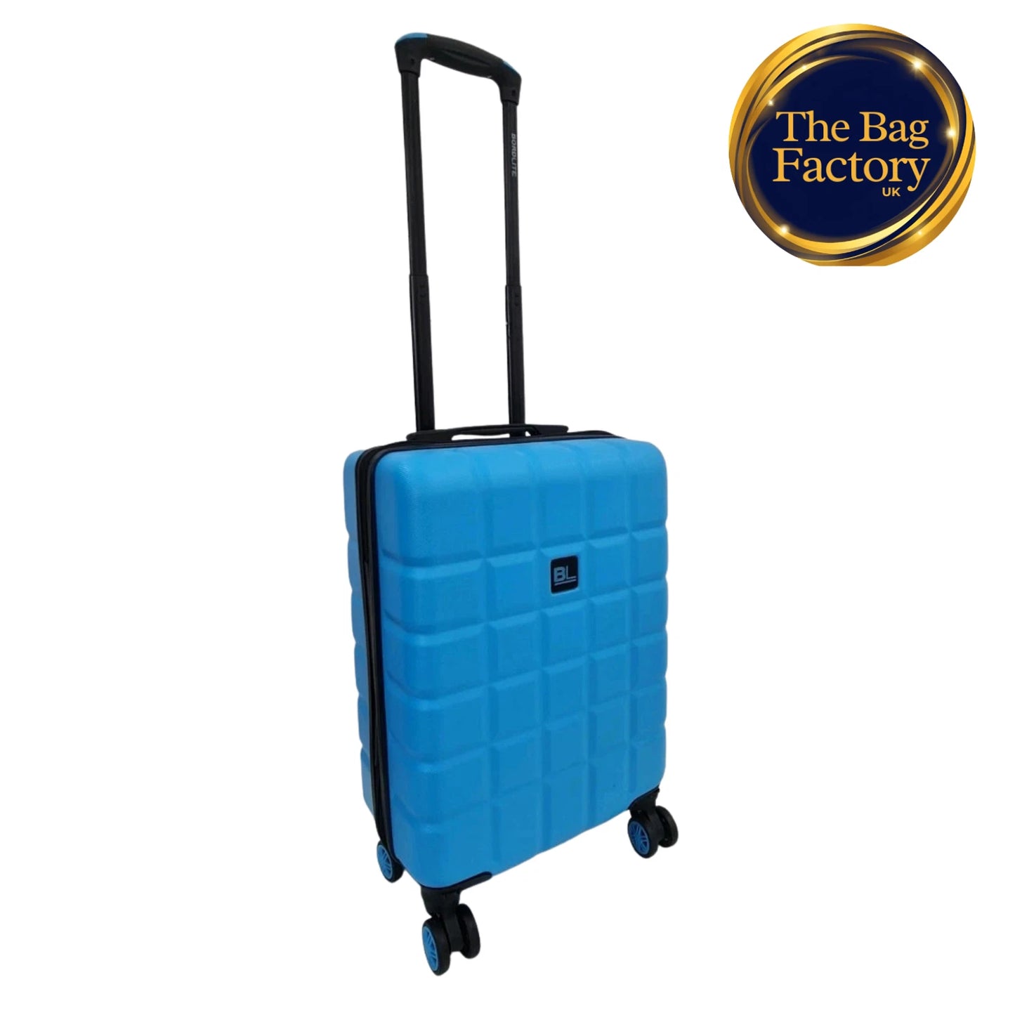 Ryanair fits 55x40x20cm Cabin ABSHardShell 4 wheel Suitcase Lightweight UK STOCK