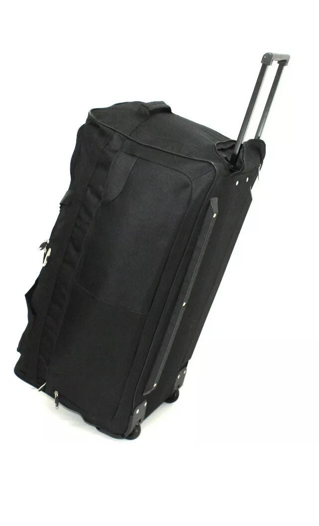 X Large 34” 30" 27" Travel Luggage Wheeled Trolley Holdall Suitcase Duffel Bag UK STOCK