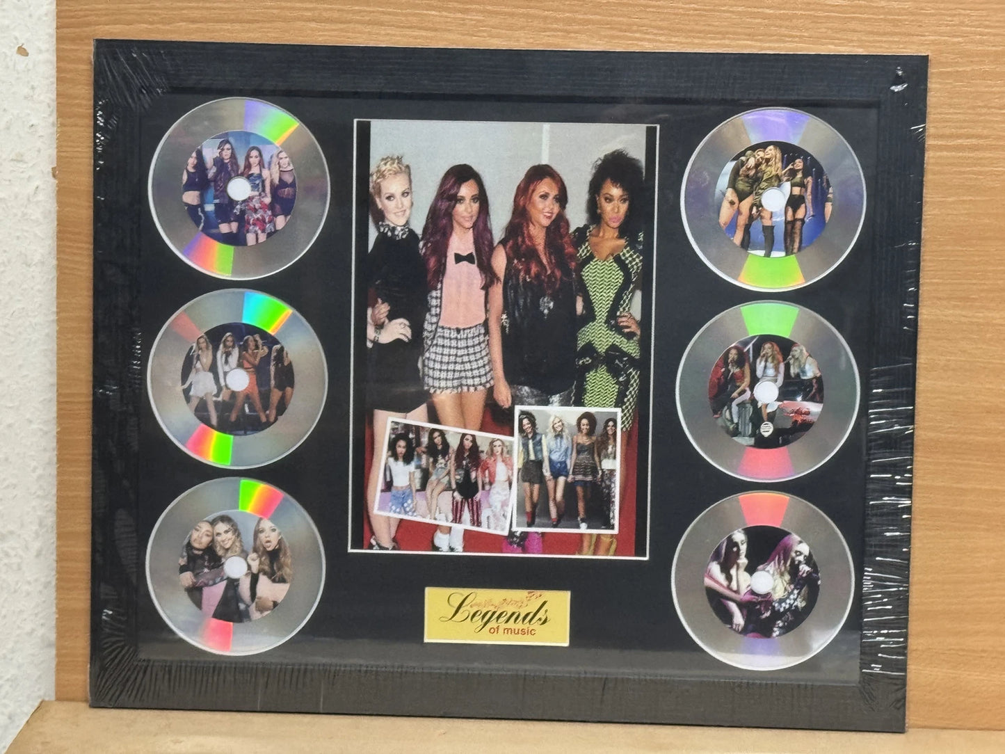 LITTLE MIX MEMORABILIA FRAMED PICTURE PRESENTATION DISC SET LEGENDS OF MUSIC UK STOCK