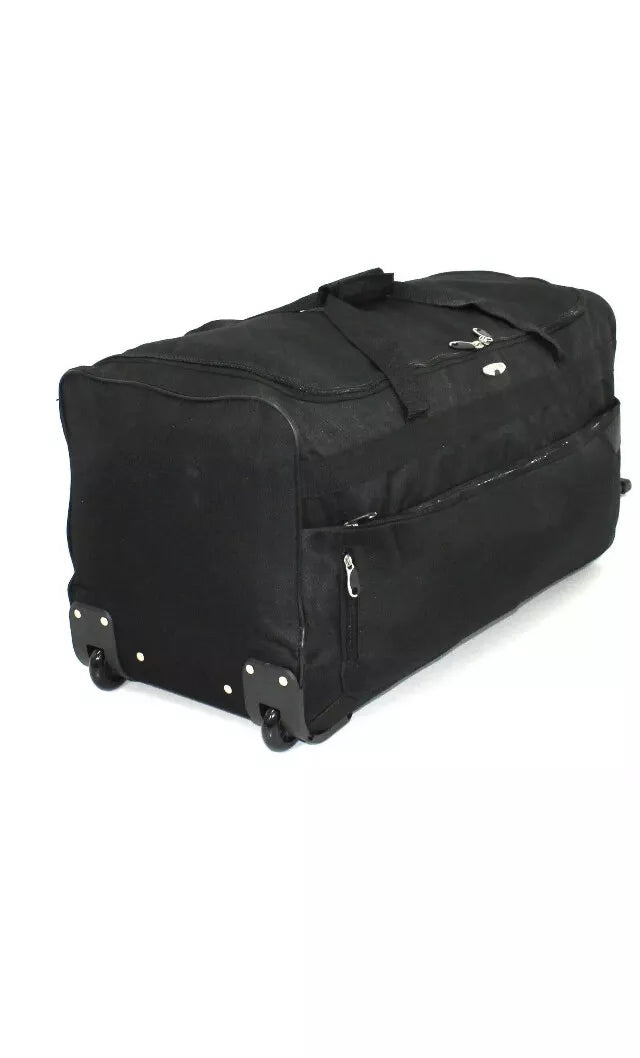 X Large 34” 30" 27" Travel Luggage Wheeled Trolley Holdall Suitcase Duffel Bag UK STOCK