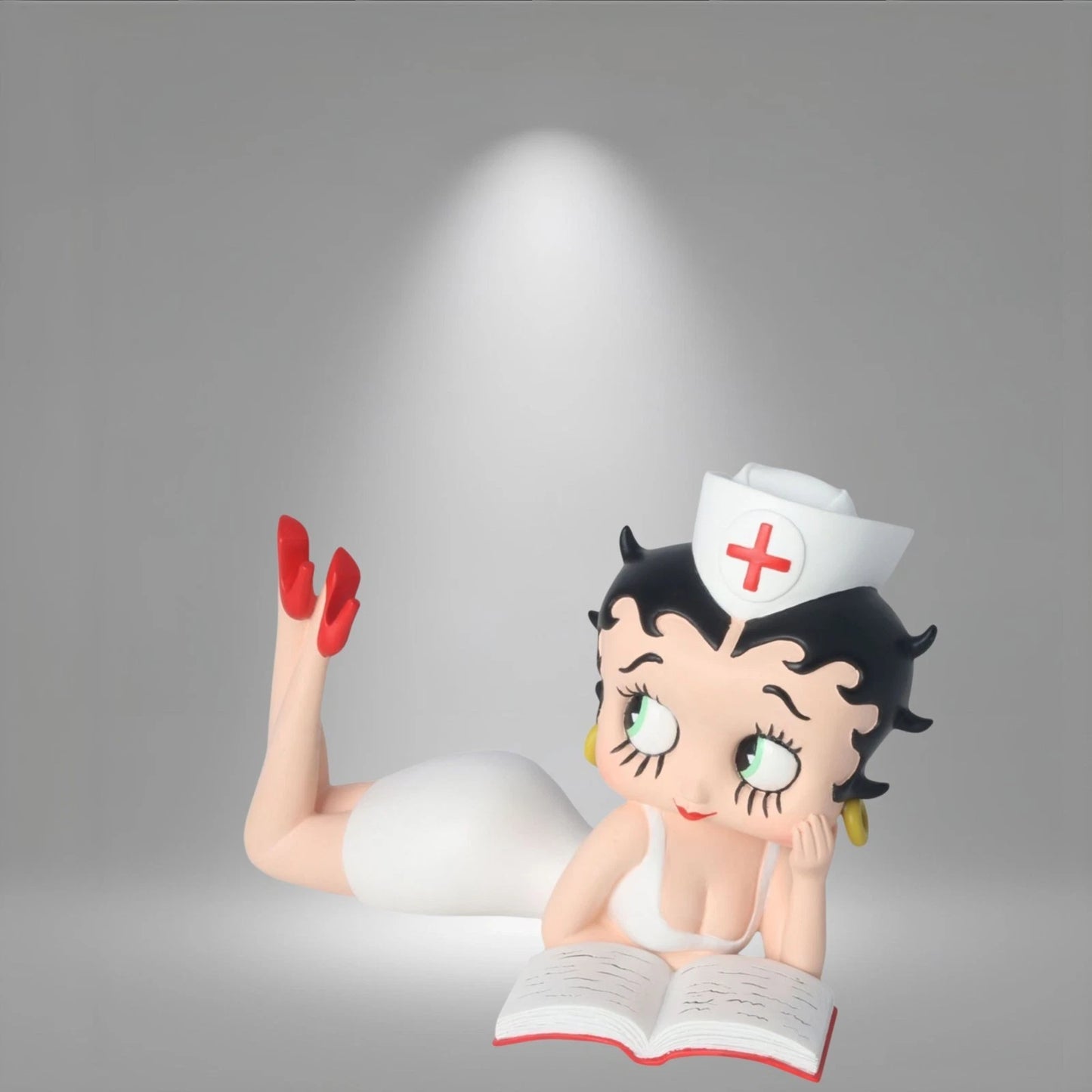 NEW BETTY BOOP NURSE LYING DOWN FIGURINE 19CM VINTAGE ORNAMENT COLLECTIBLE GIFT UK STOCK