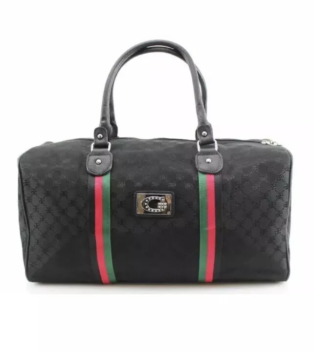 UNISEX GIFT DESIGNER HOLDALL GYM LUGGAGE DUFFEL CABIN TRAVEL CROSS BODY BAG UK STOCK