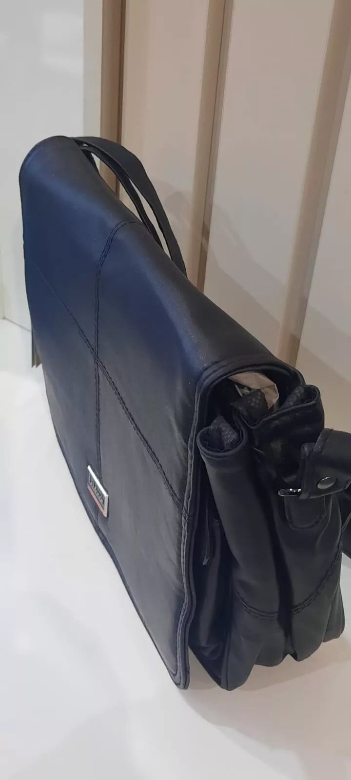 NEW WOMEN'S GENUINE REAL LEATHER SHOULDER BAG MULTI POCKETS HANDBAG LT08 UK STOCK