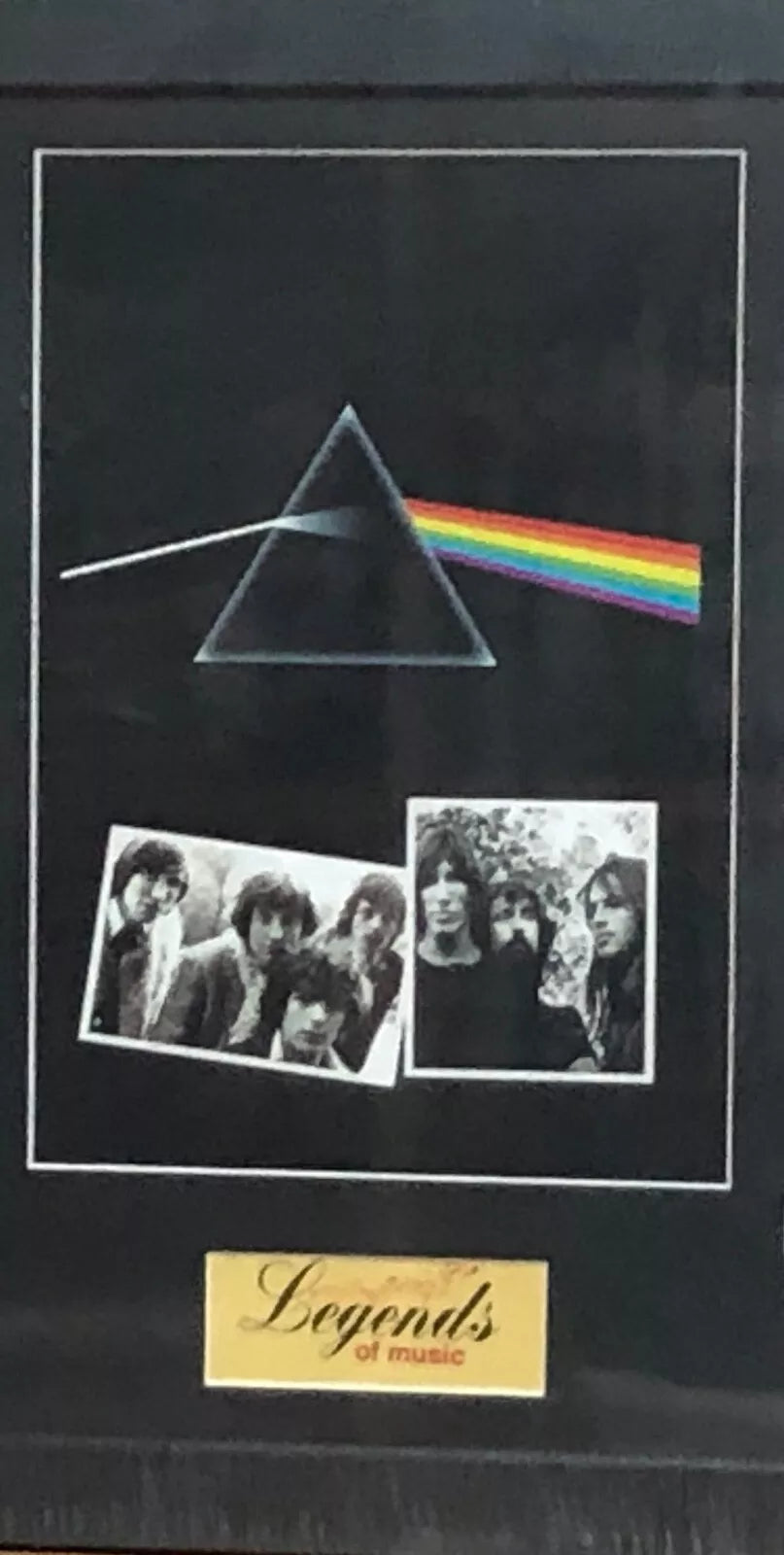 PINK FLOYD MEMORABILIA FRAMED PICTURE PRESENTATION DISCSET LEGENDS OF MUSIC UK STOCK
