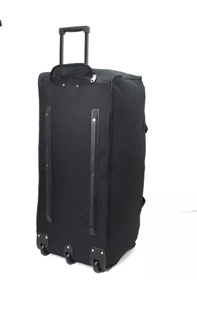 X Large 34” 30" 27" Travel Luggage Wheeled Trolley Holdall Suitcase Duffel Bag UK STOCK