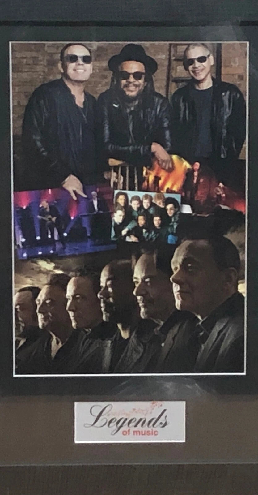 UB40 MEMORABILIA FRAMED PICTURE PRESENTATION DISC SET LEGENDS OF POP MUSIC UK STOCK