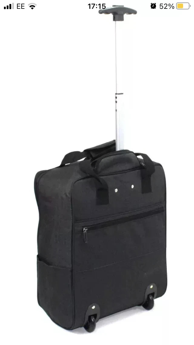 CABIN TROLLEY BAG RYANAIR UNDER SEAT TRAVEL BAG HAND LUGGAGE SUITCASE 40X25X20