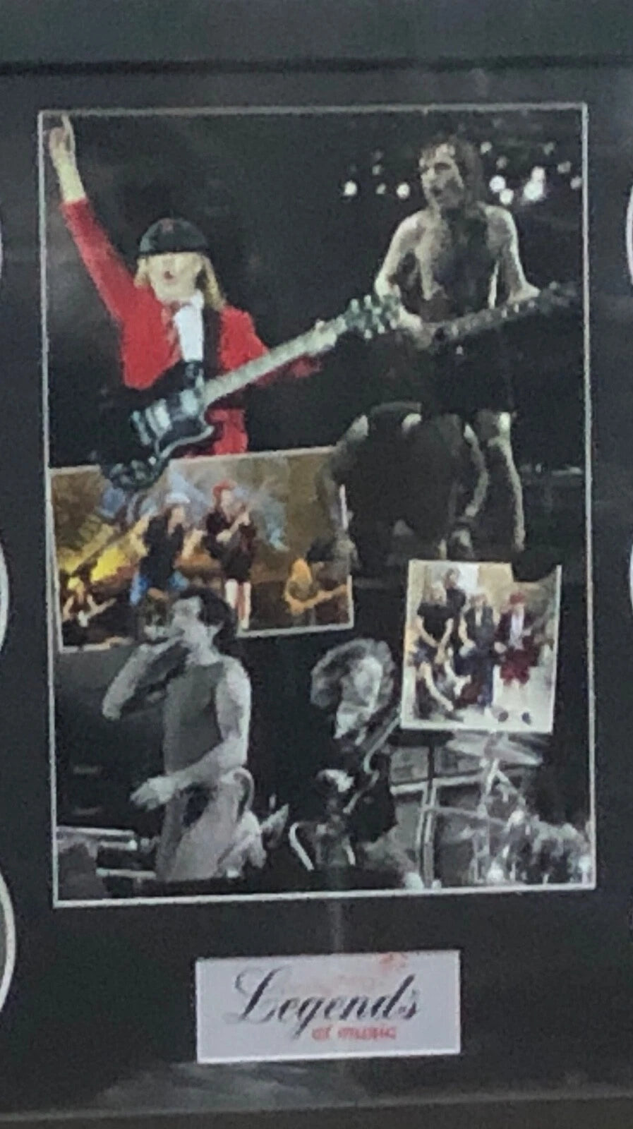 AC/DC BAND MEMORABILIA FRAMED PICTURE PRESENTATION DISC SET MUSIC LEGENDS UK STOCK