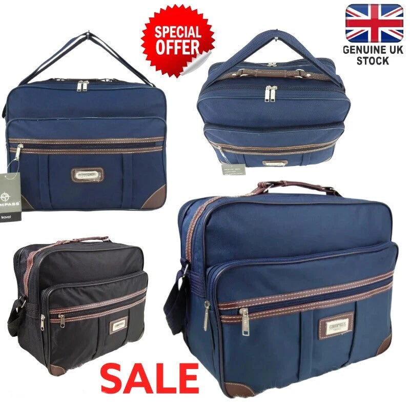 UNISEX HOLDALL LAPTOP IPAD CABIN BAG FLIGHT OVERNIGHT CASE TRAVEL BUSINESS WORK UK STOCK