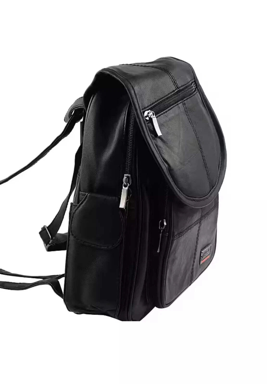 LARGE WOMEN'S GENUINE LEATHER BACKPACK RUCKSACK SHOULDER BAG FASHIONABLE HANDBAG UK STOCK