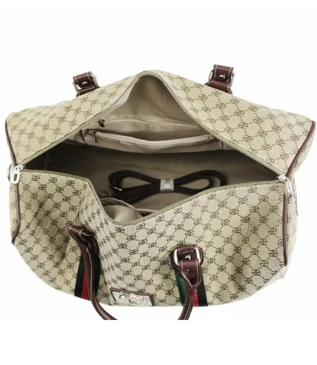 UNISEX GIFT DESIGNER HOLDALL GYM LUGGAGE DUFFEL CABIN TRAVEL CROSS BODY BAG UK STOCK