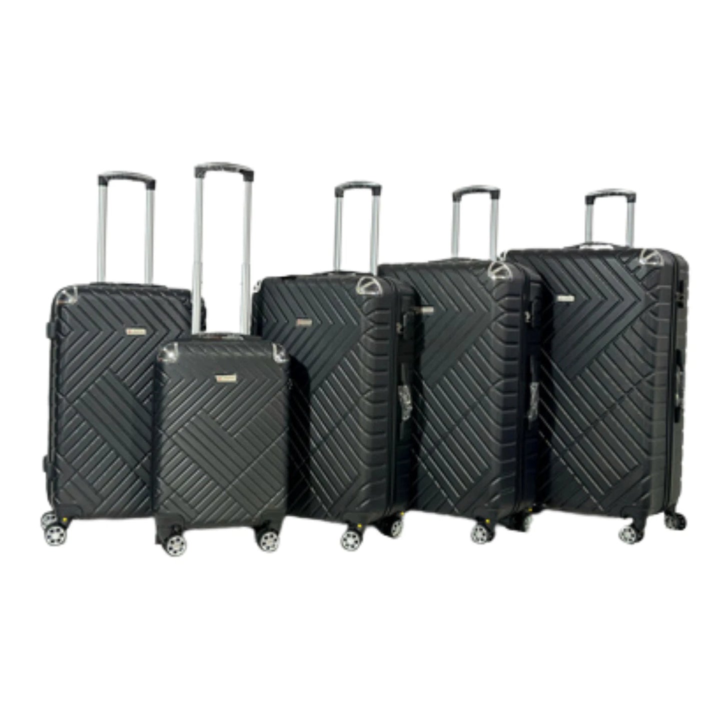 HardShell Suitcase 8 Wheel 360° Spinner ABS Luggage Trolley Bag Cabin to XLarge