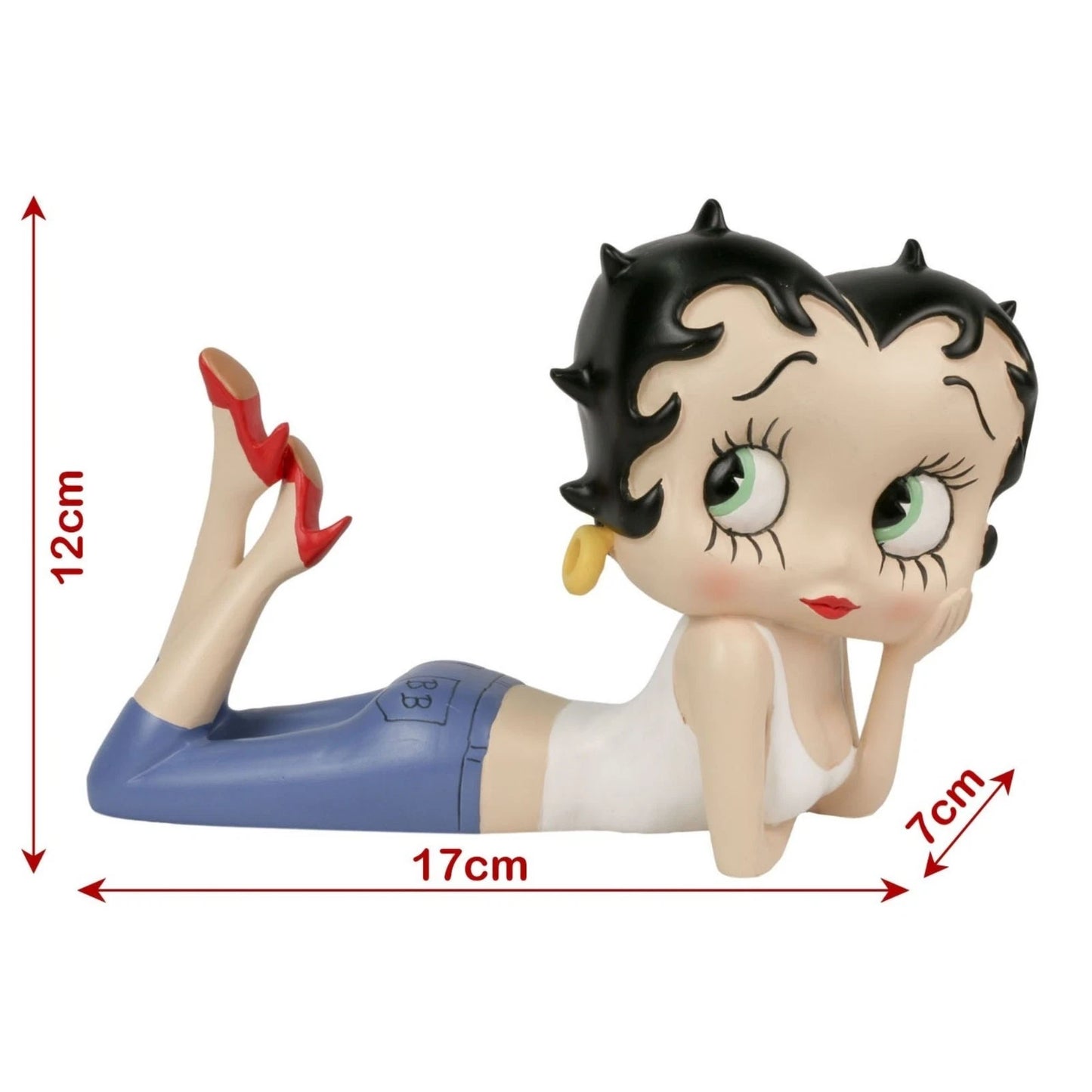 NEW BETTY BOOP LYING SUNNY DAY FIGURINE ORNAMENT COLLECTABLE VINTAGE RESIN GIFT UK STOCK
