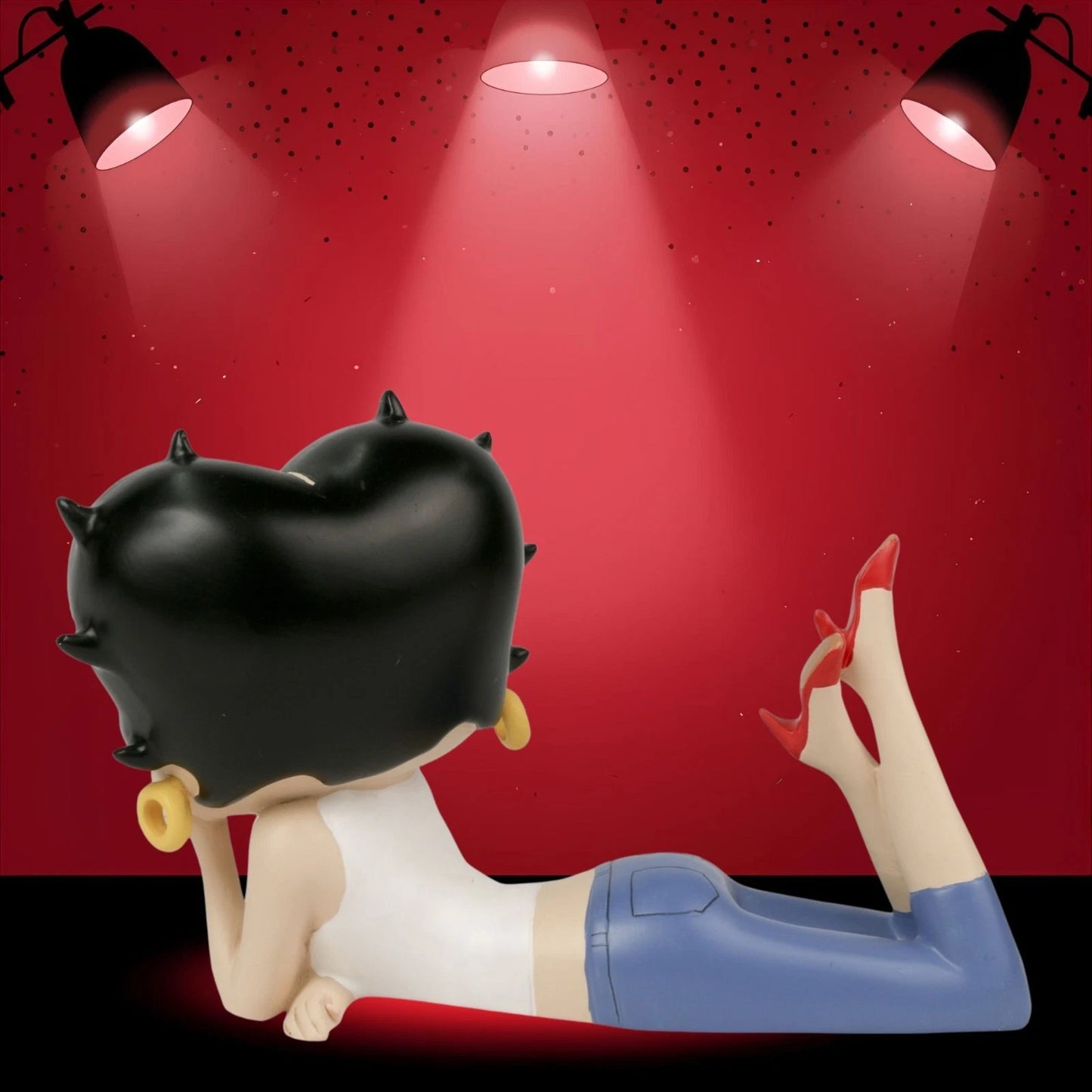 NEW BETTY BOOP LYING SUNNY DAY FIGURINE ORNAMENT COLLECTABLE VINTAGE RESIN GIFT UK STOCK