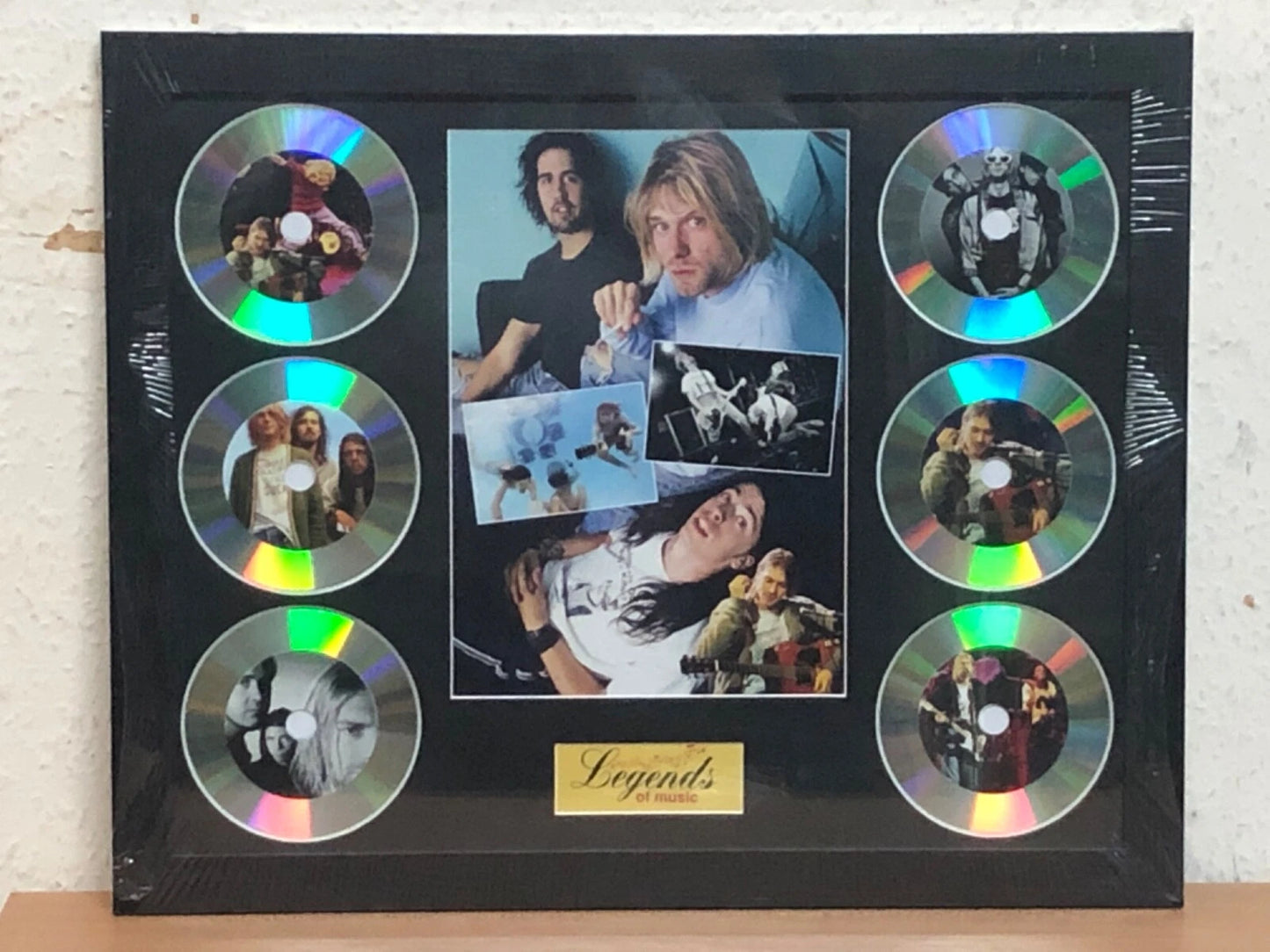 NIRVANA BAND MEMORABILIA FRAMED PICTURE PRESENTATION DISC SET MUSIC LEGENDS UK STOCK