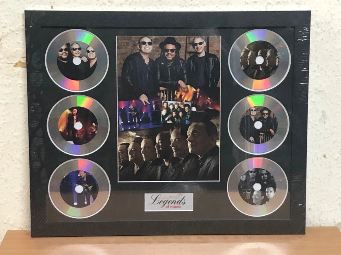 UB40 MEMORABILIA FRAMED PICTURE PRESENTATION DISC SET LEGENDS OF POP MUSIC UK STOCK