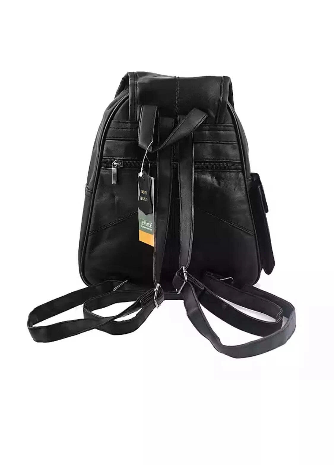 LARGE WOMEN'S GENUINE LEATHER BACKPACK RUCKSACK SHOULDER BAG FASHIONABLE HANDBAG UK STOCK
