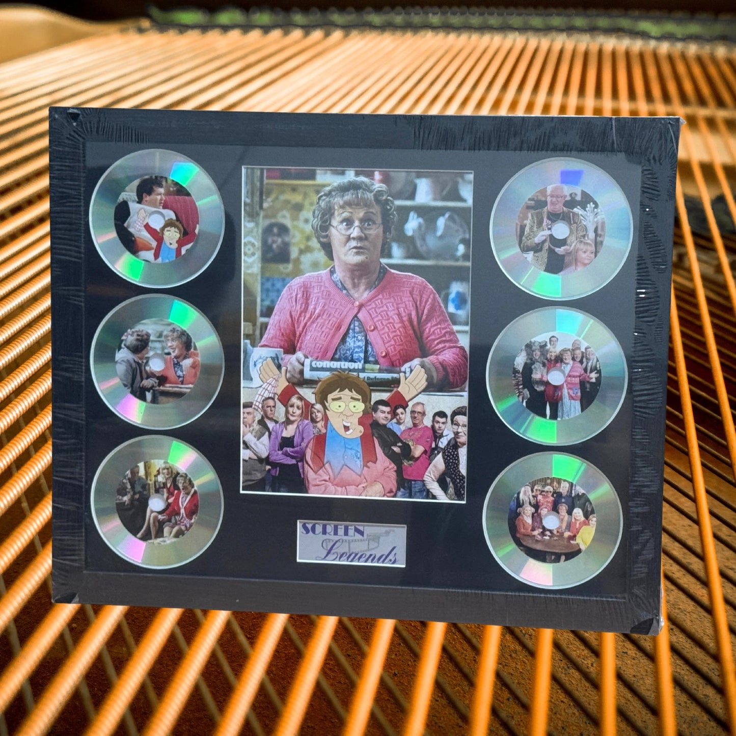 MRS BROWN’S BOYS FRAMED MEMORABILIA PICTURE DISC SET SCREEN LEGENDS TV COMEDY UK STCOK