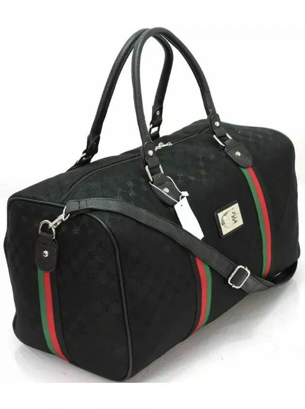 UNISEX GIFT DESIGNER HOLDALL GYM LUGGAGE DUFFEL CABIN TRAVEL CROSS BODY BAG UK STOCK