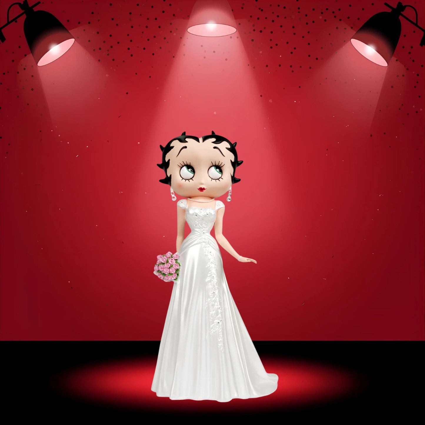 NEW BETTY BOOP WEDDING DAY FIGURINE ORNAMENT VINTAGE COLLECTIBLE GIFT 31.5CM UK STOCK