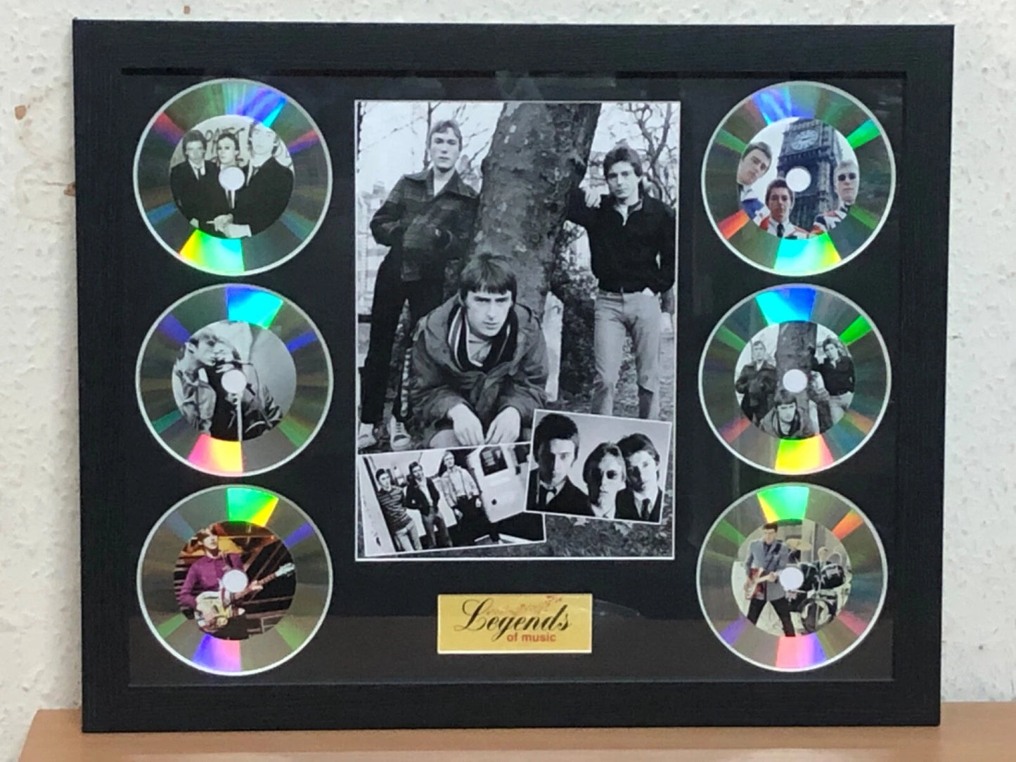 THE JAM BAND MEMORABILIA FRAMED PICTURE PRESENTATION DISC SET MUSIC LEGENDS UK